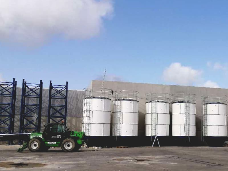 Bolted Cement Silo for Stationary Concrete Batching Plant