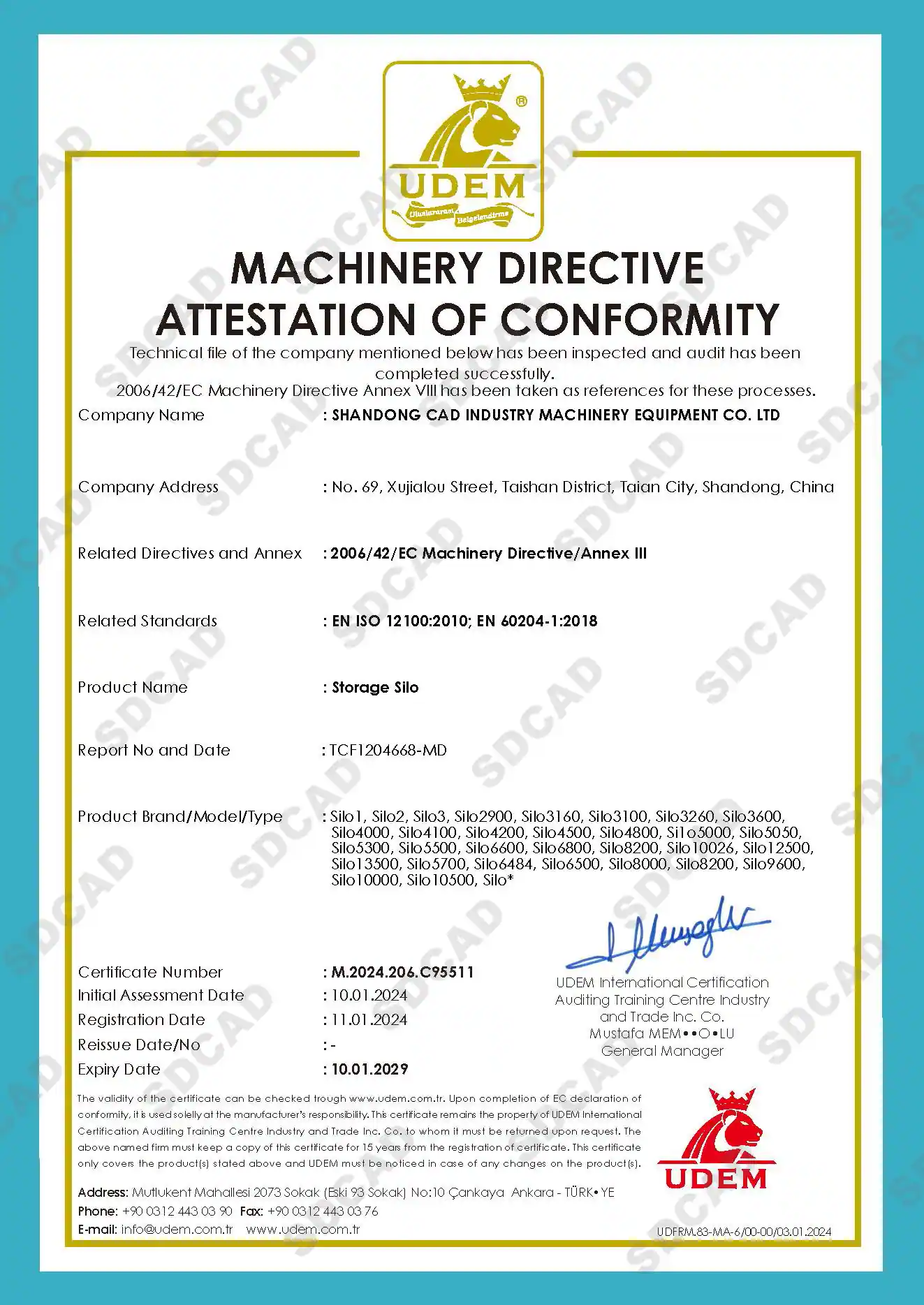 CE Marking Certification