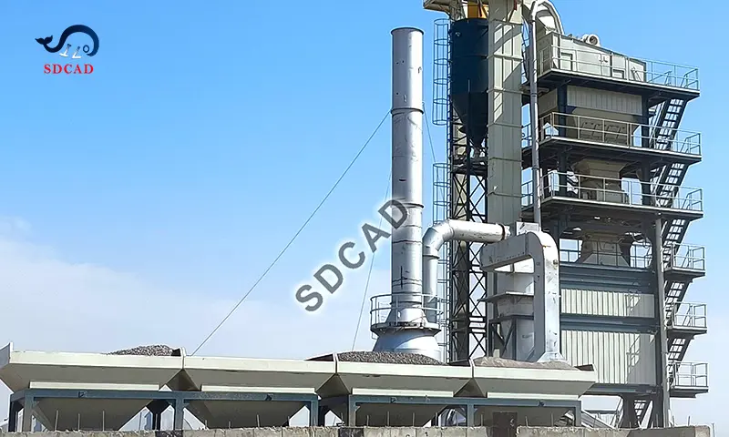 SDCAD Customized Asphalt Mixing Plant Solution for São Paulo, Brazil