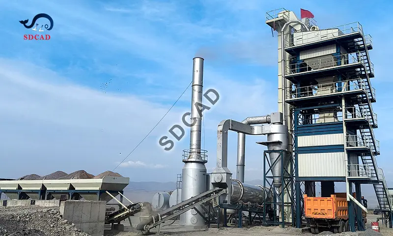 SDCAD Customized Asphalt Mixing Plant Solution for São Paulo, Brazil