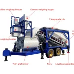 Portable Mobile Concrete Batching Plant