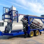 Portable Mobile Concrete Batching Plant