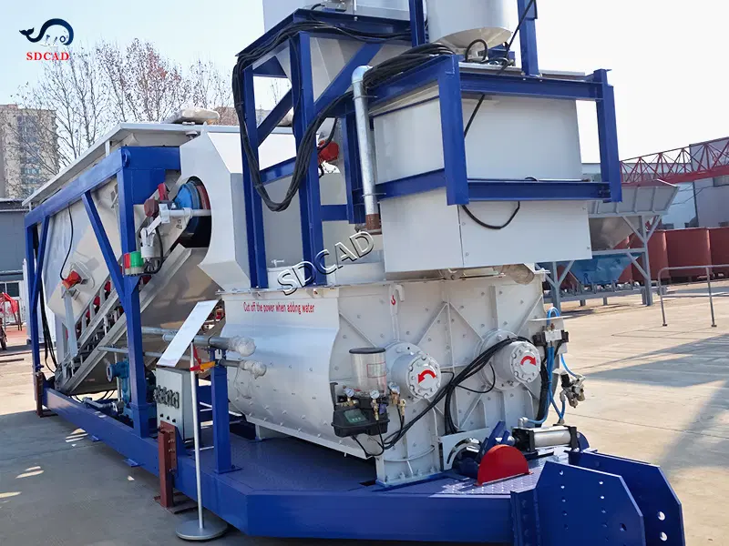 Portable Mobile Concrete Batching Plant
