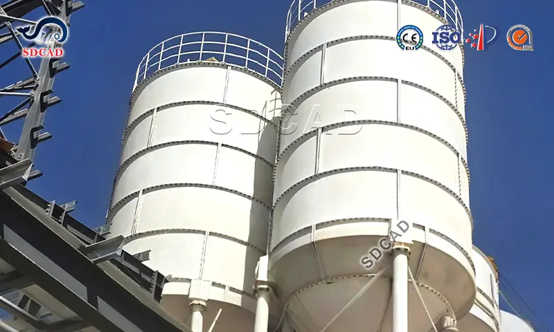 Bolted Cement Silo for Stationary Concrete Batching Plant