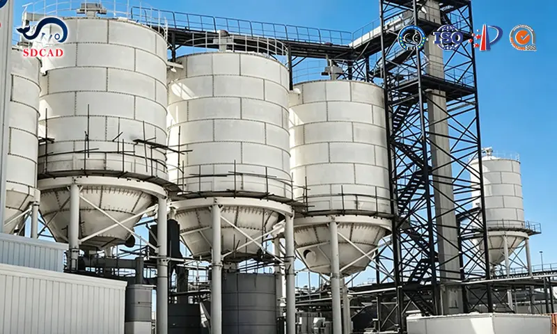Bolted Cement Silo for Stationary Concrete Batching Plant