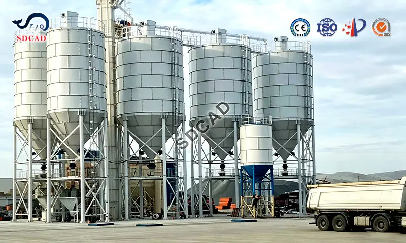 Bolted Cement Silo for Stationary Concrete Batching Plant