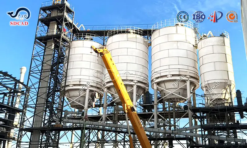 Bolted Cement Silo for Stationary Concrete Batching Plant