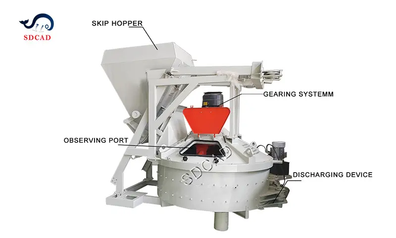 Planetary Concrete Mixer for High-Quality Mixing and Versatile Applications