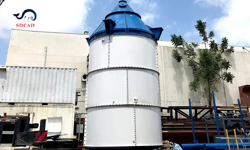 SDCAD Bolted Silo Solution for Thailand Construction Project