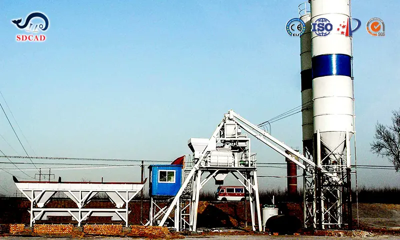 Customizable Stationary Concrete Batch Plant