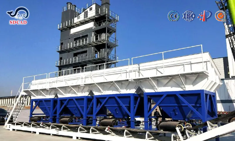 Customizable Stationary Concrete Batch Plant
