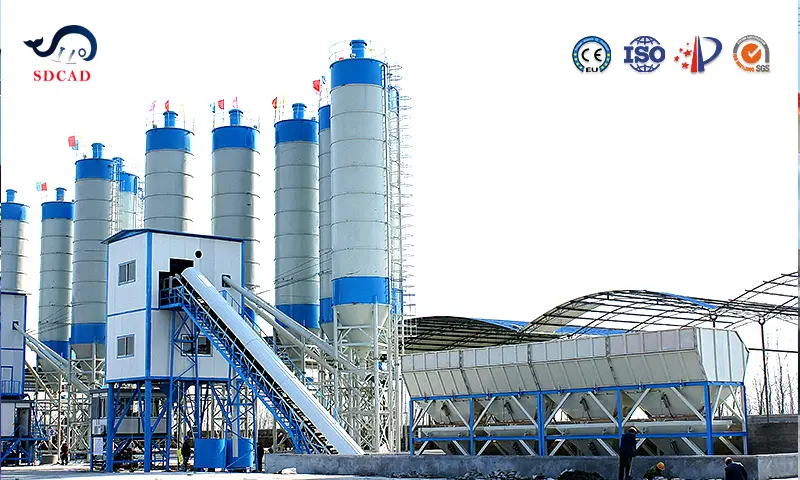 Customizable Stationary Concrete Batch Plant