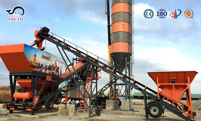 Mobile Concrete Batching Plant