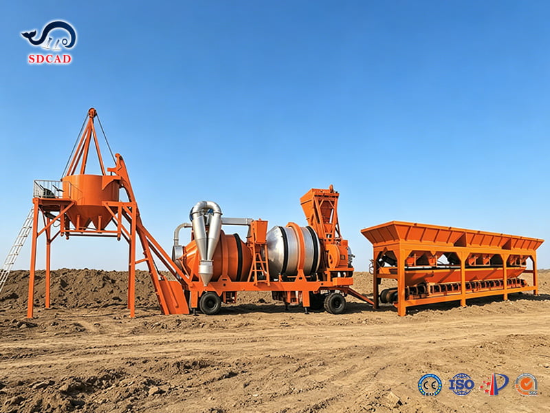 Double Drum Mobile Asphalt Mix Plant