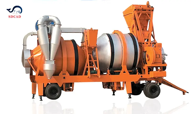 Double Drum Mobile Asphalt Mix Plant