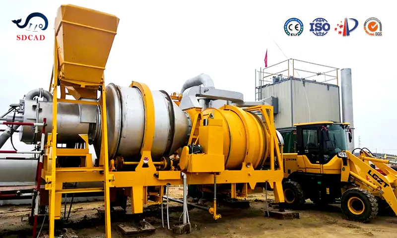 Double Drum Mobile Asphalt Mix Plant