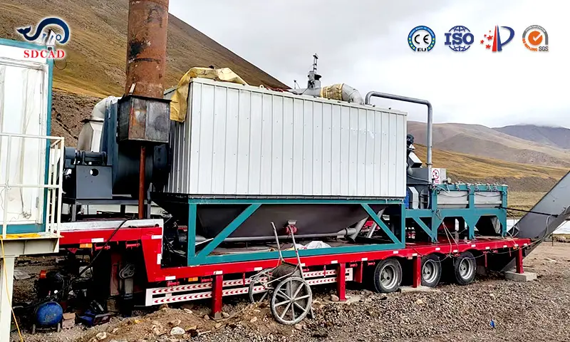 Mobile Asphalt Mixing Plant