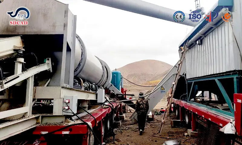 Mobile Asphalt Mixing Plant