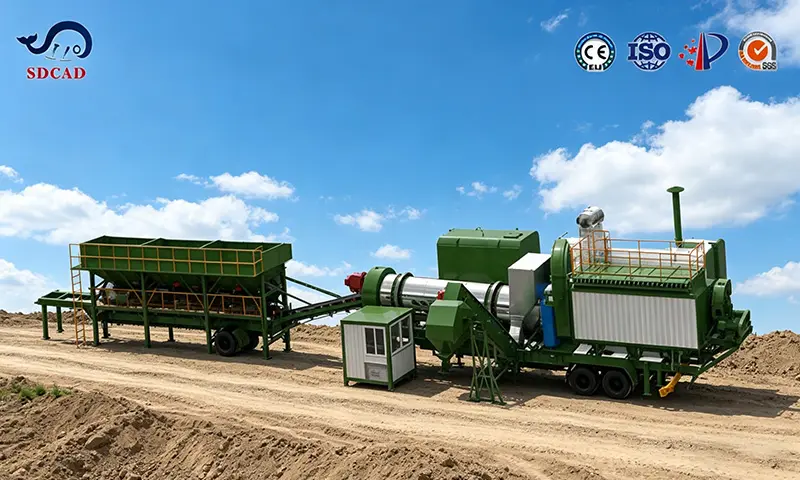 Mobile Asphalt Mixing Plant