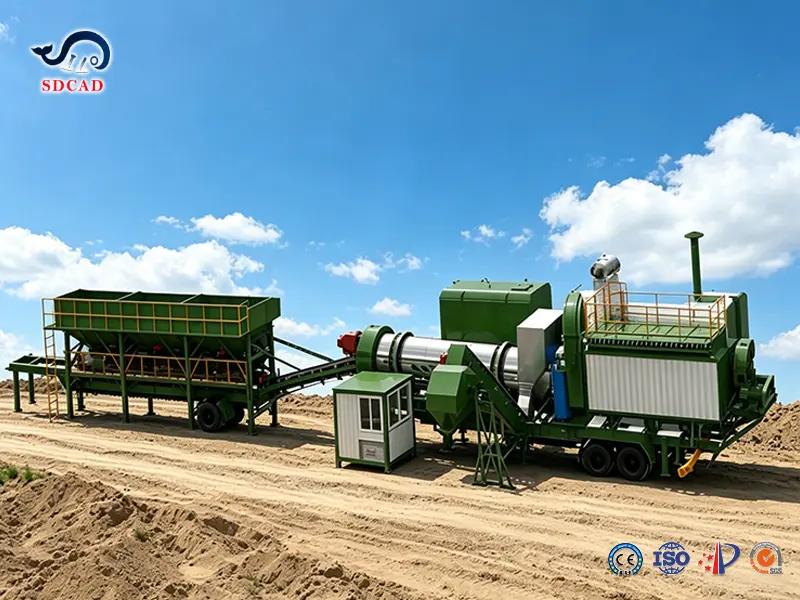 Mobile Asphalt Mixing Plant
