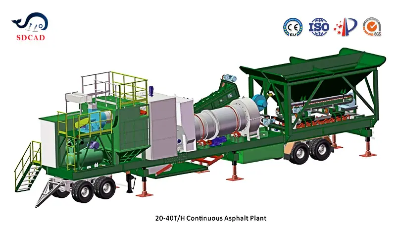 Mobile Asphalt Mixing Plant
