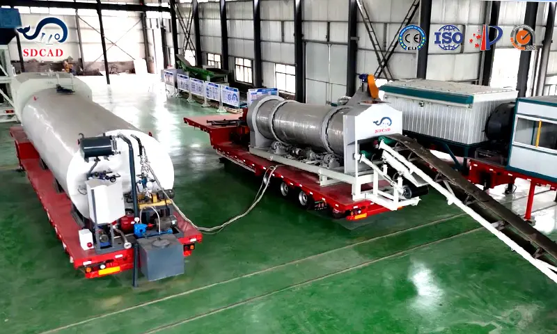 Mobile Asphalt Mixing Plant