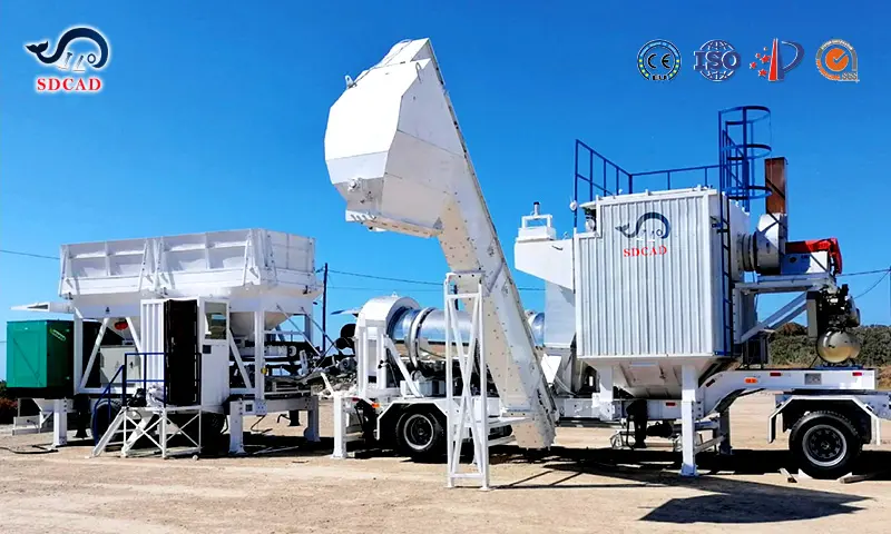 Mobile Asphalt Mixing Plant