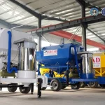 10T Volume Small Mobile Horizontal Cement Silo with Weighting Function