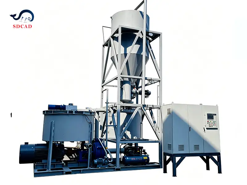 volumtric concrete batching plant