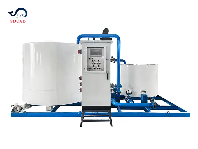 Mobile concrete batching plant