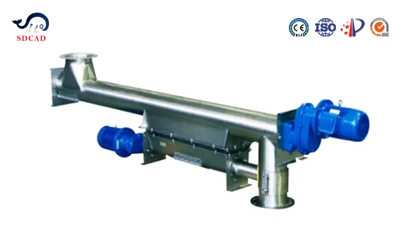 Screw Conveyor | Industrial Bulk Material Handling Conveyor