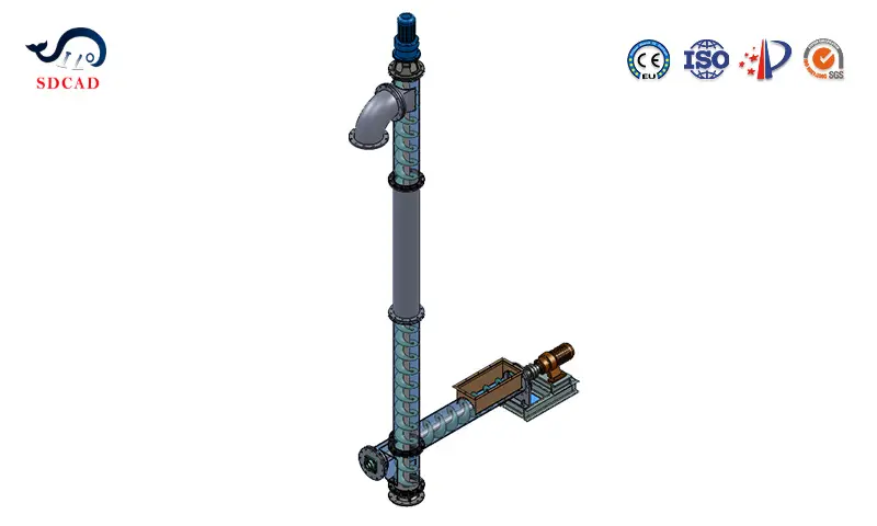 Screw Conveyor | Industrial Bulk Material Handling Conveyor
