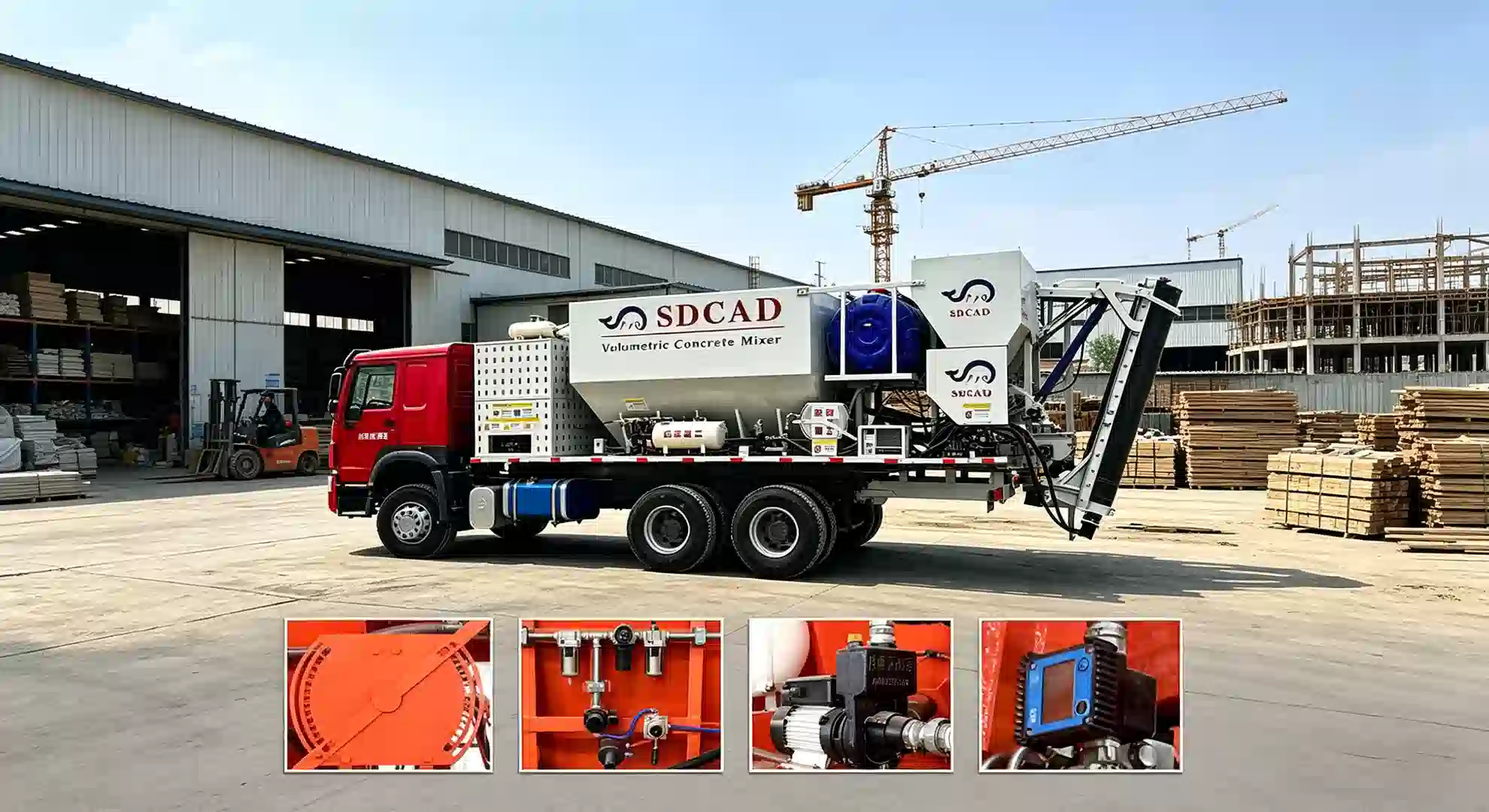 Volumetric Concrete Mixer