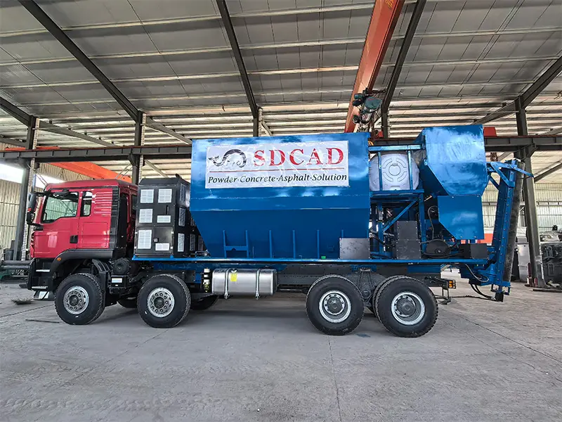CAD12 Volumetric Concrete Mixer Successfully Deployed in Peru