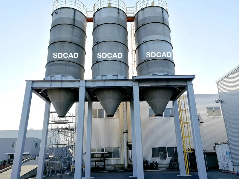 High Quality Welded Silo for Bulk Material Storage