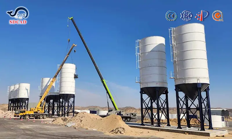 High Quality Welded Silo for Bulk Material Storage