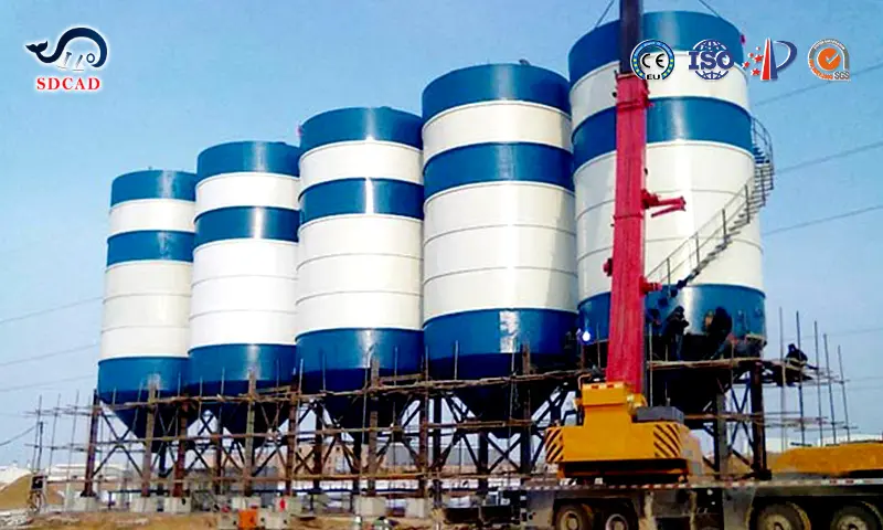 High Quality Welded Silo for Bulk Material Storage