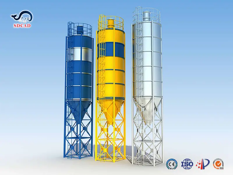 High Quality Welded Silo for Bulk Material Storage